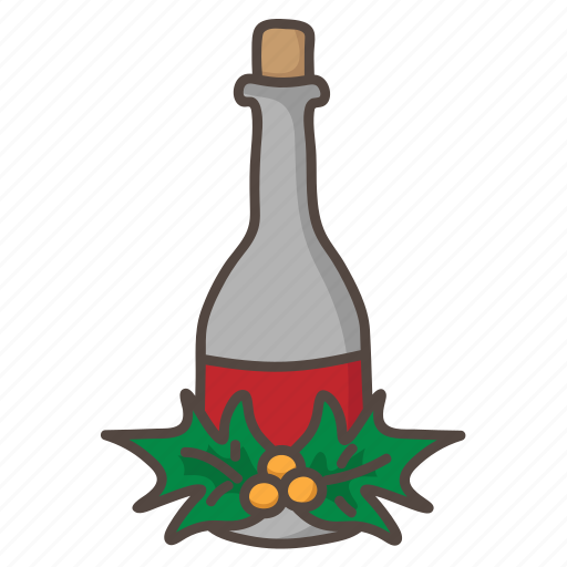 Wine, bottle, christmas, xmas, party, celebration icon - Download on Iconfinder