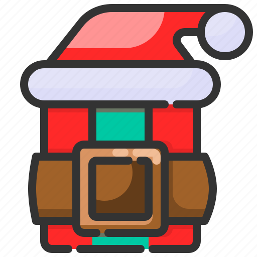 Presents, gift box, santa hat, xmas, christmas icon - Download on Iconfinder