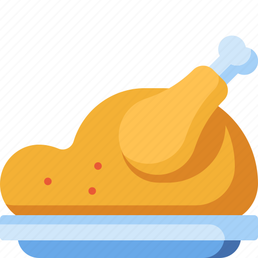 Chicken, christmas, food, restaurant icon - Download on Iconfinder