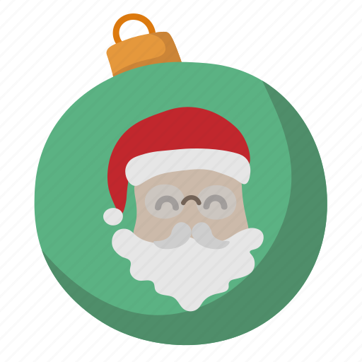 Christmas, xmas, ball, santa, claus, decoration icon - Download on Iconfinder
