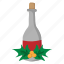 wine, bottle, christmas, xmas, party, celebration 