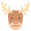 reindeer, sign, xmas, decoration, holiday, christmas, celebration, deer