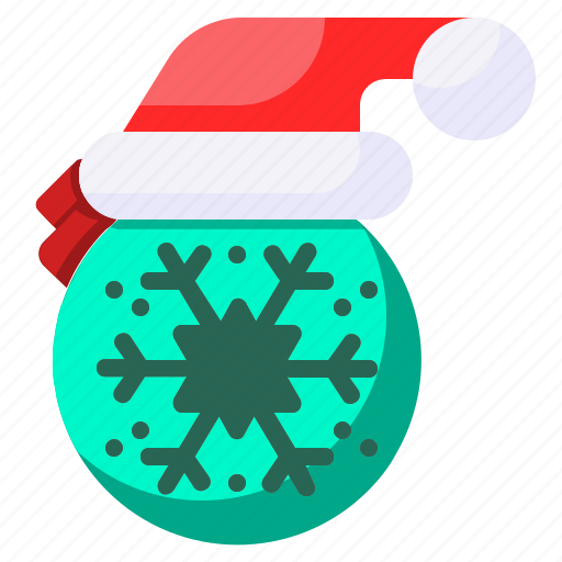 Ball, christmas, xmas, santa hat, decoration, winter icon - Download on Iconfinder