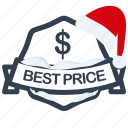 best, christmas, guarantee, label, price, santa