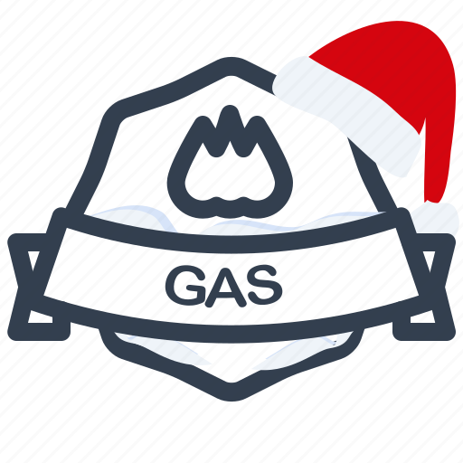 Christmas, gas, guarantee, label, santa icon - Download on Iconfinder