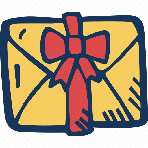 Christmas, envelope, gift, holidays, invitation, present, message icon - Download on Iconfinder