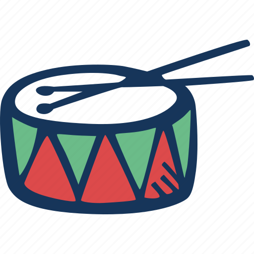 Christmas, music instrument, tambour, celebration, party, xmas icon - Download on Iconfinder