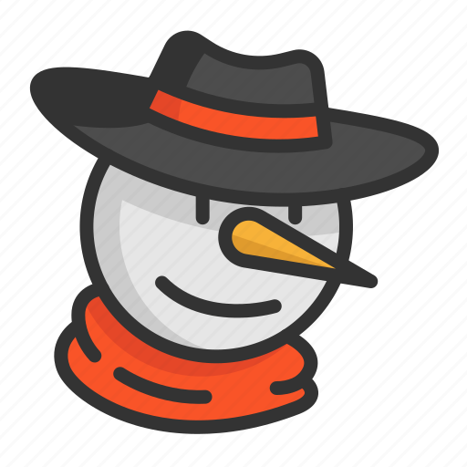 Cartoon, christmas, cute, funny, hat, snowman icon - Download on Iconfinder