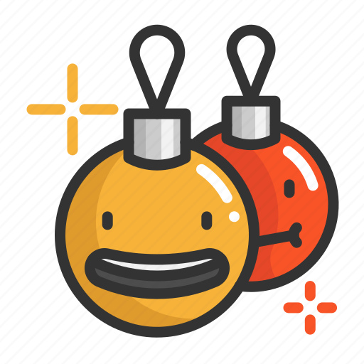 Ball, cartoon, christmas, cute, decorations, funny icon - Download on Iconfinder