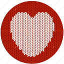 cloth, fabric, heart, knitwear, love, red, sympathy, valentine, valentine&#x27;s day, white