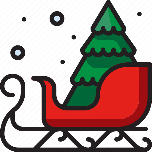 Celebration, christmas, decoration, sled, winter icon - Download on Iconfinder