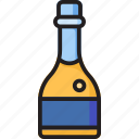 bottle, celebration, champagne, drink