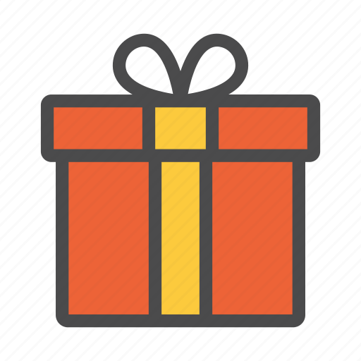 Gift, birthday, christmas, bow, xmas, box icon - Download on Iconfinder