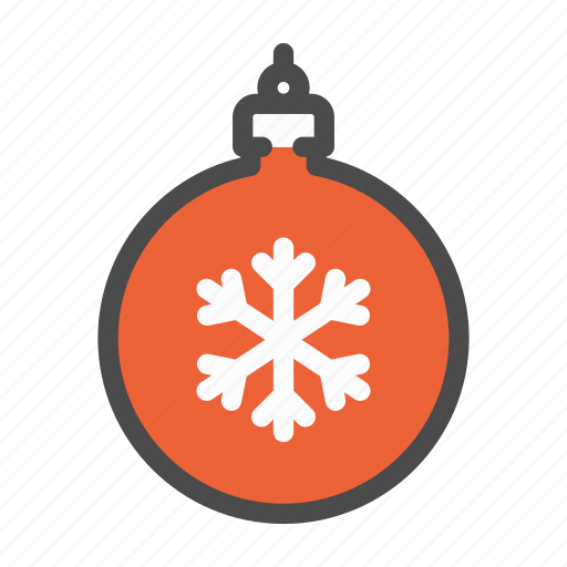Ball, decoration, christmas, holiday, snowflake, traditional icon - Download on Iconfinder