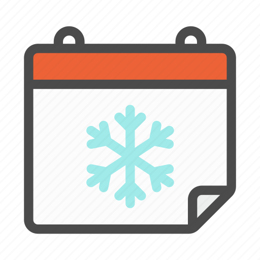 Calendar, winter, christmas, date, holiday, december icon - Download on Iconfinder