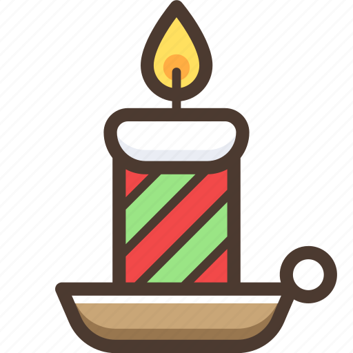 Candle, christmas, fire, flame, light icon - Download on Iconfinder