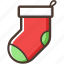 christmas, sock, gift, decoration, socks 