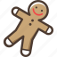 gingerbread, christmas, gingerbread man, new year 