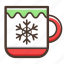 mug, christmas, drink 