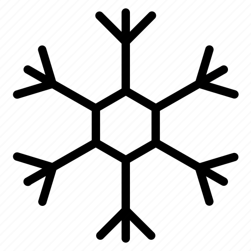 Snowflake, frozen, geometric, hexagon, symmetry, water icon - Download on Iconfinder