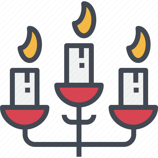 Candle, candlelight, candlestick, christmas, ornaments icon - Download on Iconfinder