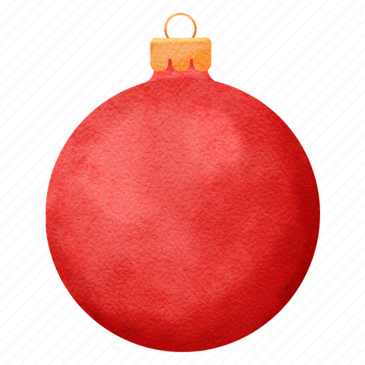 Christmas, ball, ornaments, watercolor, object, decoration, decor icon - Download on Iconfinder