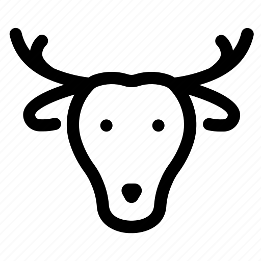 Animal, character, christmas, deer, reindeer, santa, xmas icon - Download on Iconfinder