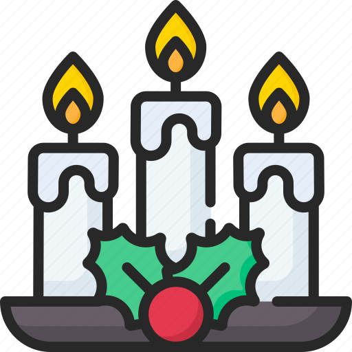 Candles, christmas, holiday, winter, xmas icon - Download on Iconfinder