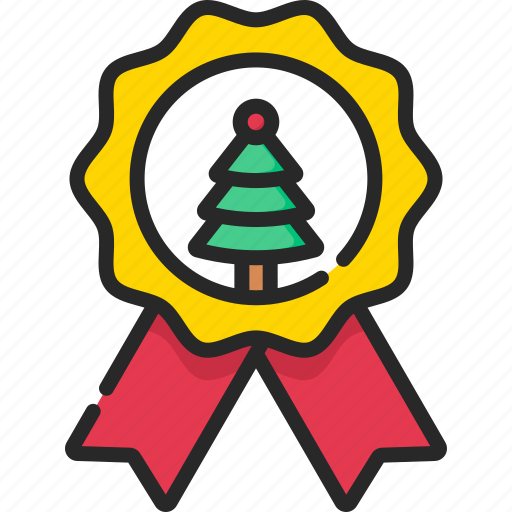 Badge, christmas, holiday, winter, xmas icon - Download on Iconfinder