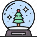 christmas, decoration, holiday, snow globe, xmas 