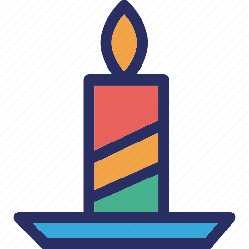 Candle, decorative, fancy, holder, light icon - Download on Iconfinder