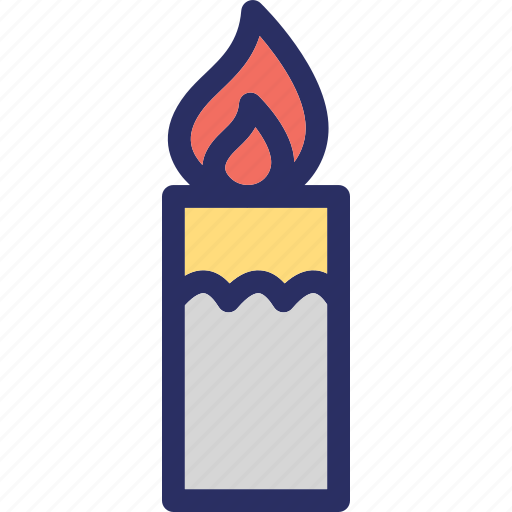 Candle light, burning candle, candle, holder, light icon - Download on Iconfinder