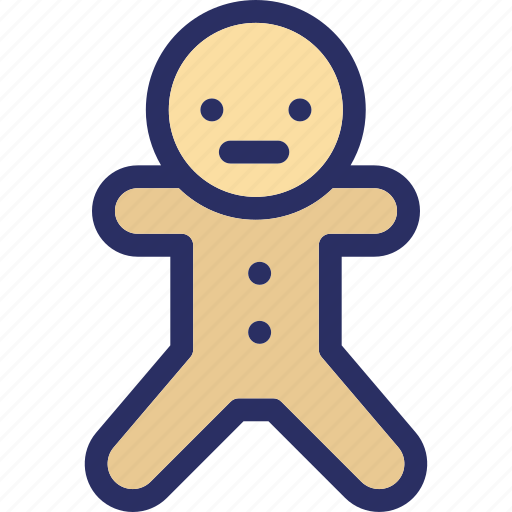 Gingerbread of christmas, candy, christmas, cookie icon - Download on Iconfinder