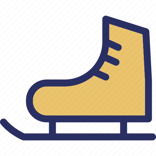 Ice, skates, skating, winters, snow skating icon - Download on Iconfinder