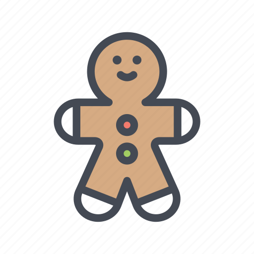Christmas, celebration, cookie, gingerbread man, xmas icon - Download on Iconfinder