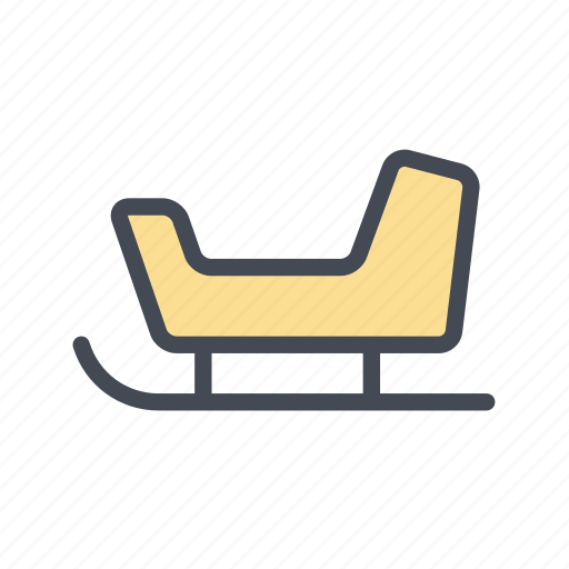 Sleigh, christmas, sled, snow, winter, xmas icon - Download on Iconfinder