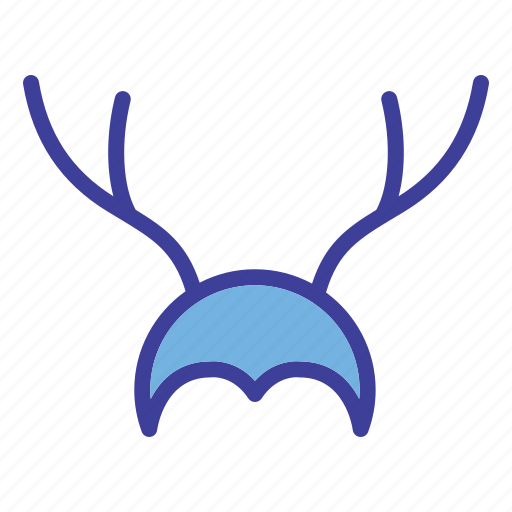 Heatband, reindeer, costume, horn, christmas, hat party, headband icon - Download on Iconfinder