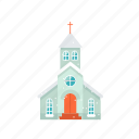 church, flat, icon, snow, christmas, private, family, house, winter