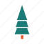 evergreen, flat, icon, tree, christmas, private, family, house, winter 