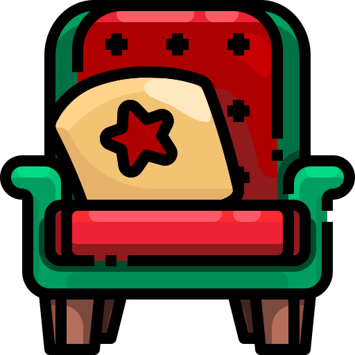 Chair, comfy, furniture, seat, cozy, pillow icon - Free download