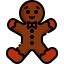 cookie, dessert, sweet, holiday, ginger bread man 