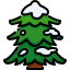 christmas, forest, snow, pine tree, snowy tree, christmas tree 