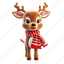 christmas, reindeer, deer, animal, winter, decoration 