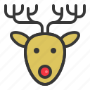 animal, christmas, deer, reindeer