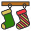 christmas, fashion, hanging, sock 