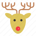 animal, christmas, deer, merry, reindeer