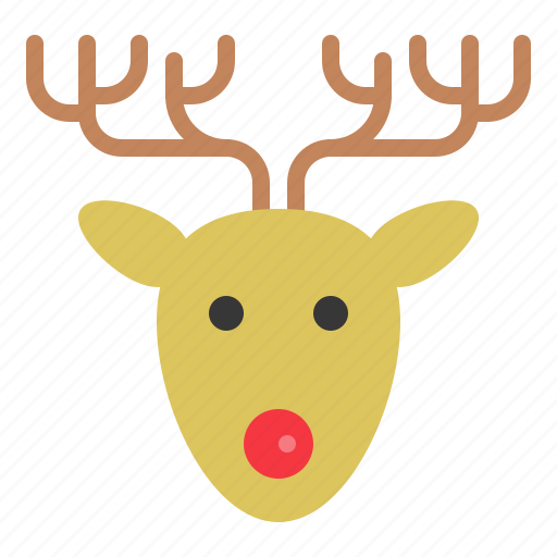 Animal, christmas, deer, merry, reindeer icon - Download on Iconfinder