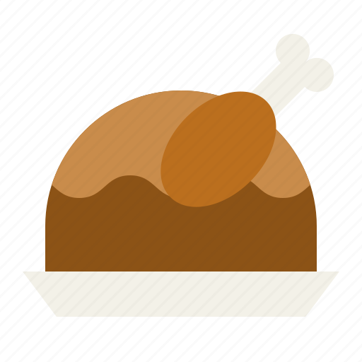 Chicken, christmas, food, merry, roast turkey icon - Download on Iconfinder