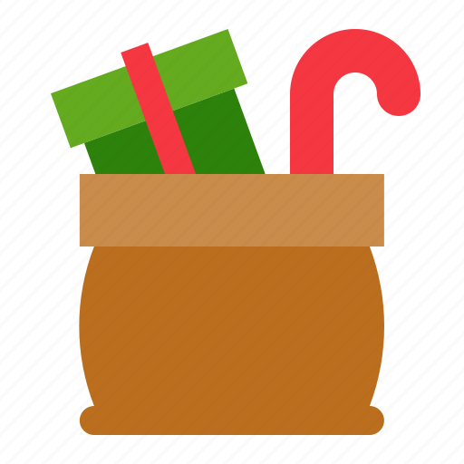 Bag, christmas, gift, merry, santa bag icon - Download on Iconfinder