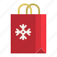 bag, christmas, merry, shopper bag, shopping bag 